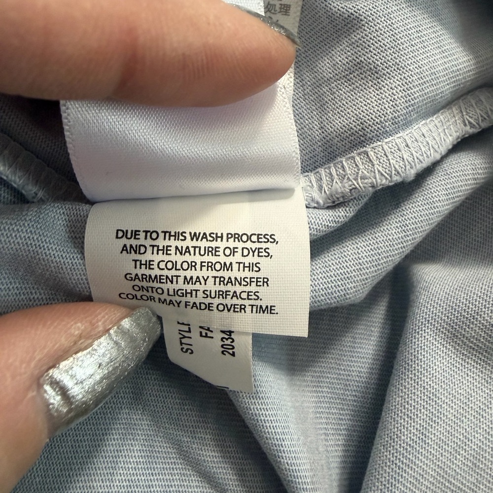 Madewell Perfect Tee- Iced Blue - Picture 11 of 11